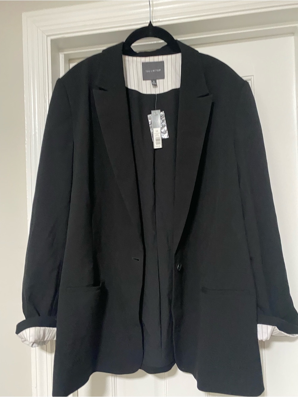 The Limited Black Single-Button Blazer Jacket